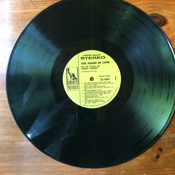 The Sound Of Love The 50 Guitars Of Tommy Garrett LP Record Album - Picture 7 of 8